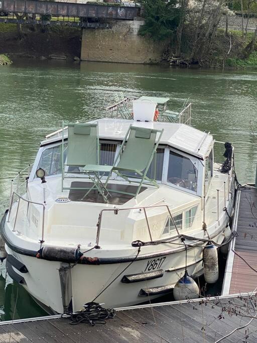 Charmant Bateau Sur La Marne Jouarre Buitenkant foto