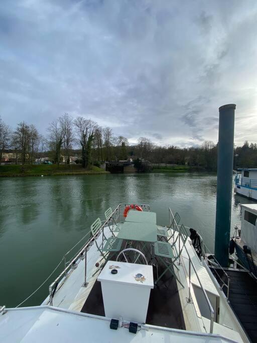 Charmant Bateau Sur La Marne Jouarre Buitenkant foto