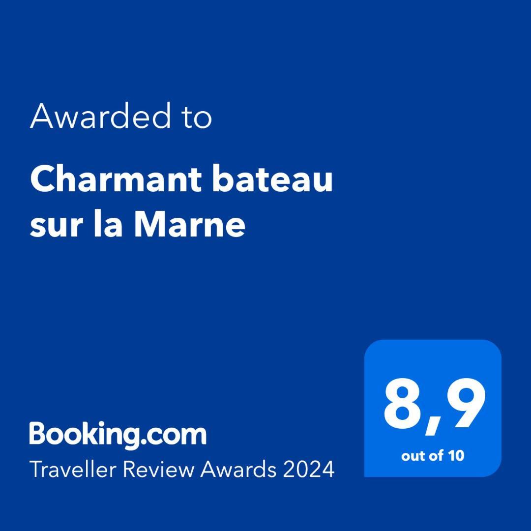 Charmant Bateau Sur La Marne Jouarre Buitenkant foto